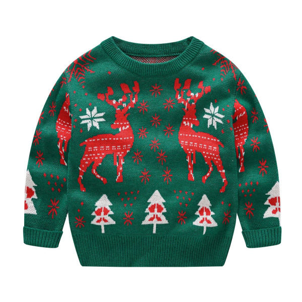 Christmas Sweater Kids Long Sleeve Winter Soft Warm Cozy Chil