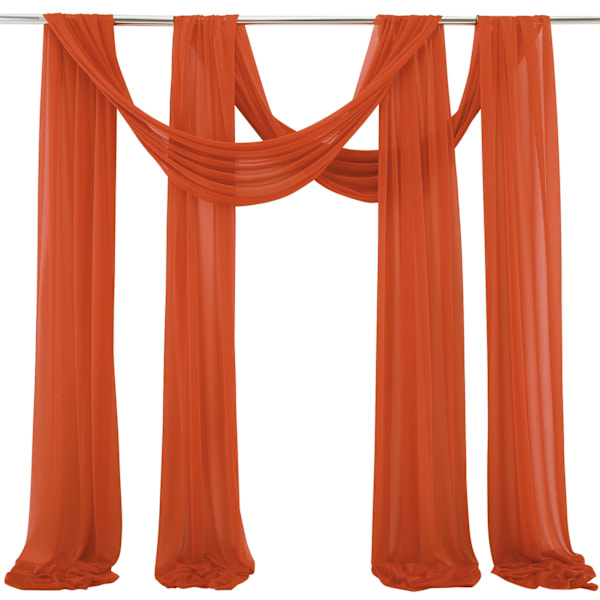 REMAKE Bryllupsbue Chiffon Stoff Draperi Bryllupsdraperi Bue Dekorasjon Bryllupsdekor