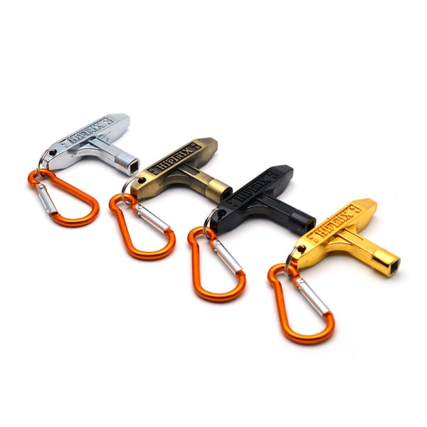 3x Musik Instrument Tillbehör Set Skin Tuning Key Snap Hook Trumset Skin Key Verktyg Svart
