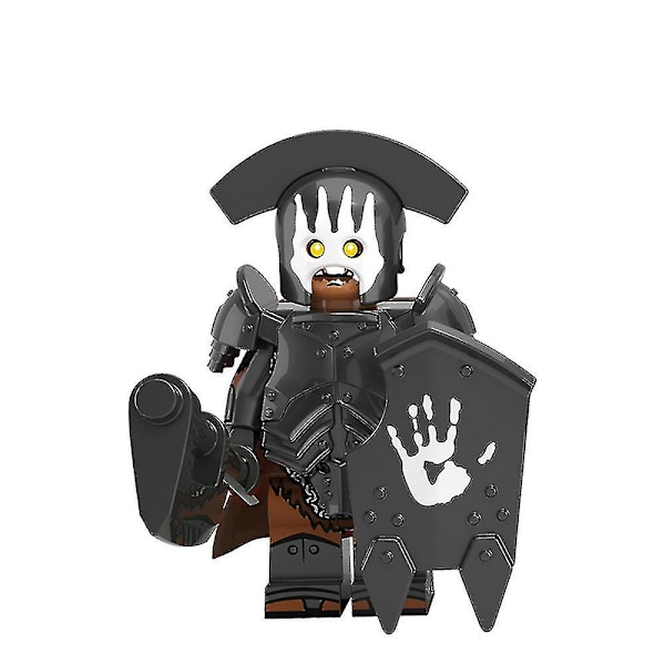 8 stk. Ringenes Herre-serien Minifigurer Byggeklosser Sett, Soldater Krigere Mini Actionfigurer Leker for Barn