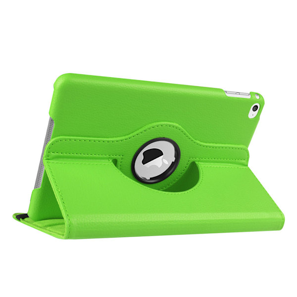 Beskyttelse 360° rotasjon iPad mini 4/5 deksel stativ skjermbeskytter skall - Grønn