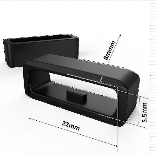 6 stk. gummilåsring sikkerhedsring udskiftning til Garmin Fenix5/fenix5 Plus( 22mm)