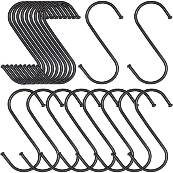 Små S-kroge (20-pak), multifunktionelle metal køkkenkroge
