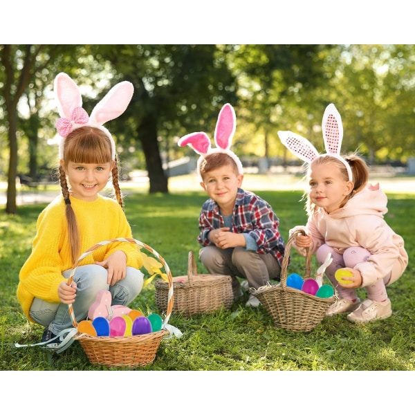 Fyllbara gångjärnspåskägg, färgglada ljusa plastpåskägg (1000-pack)