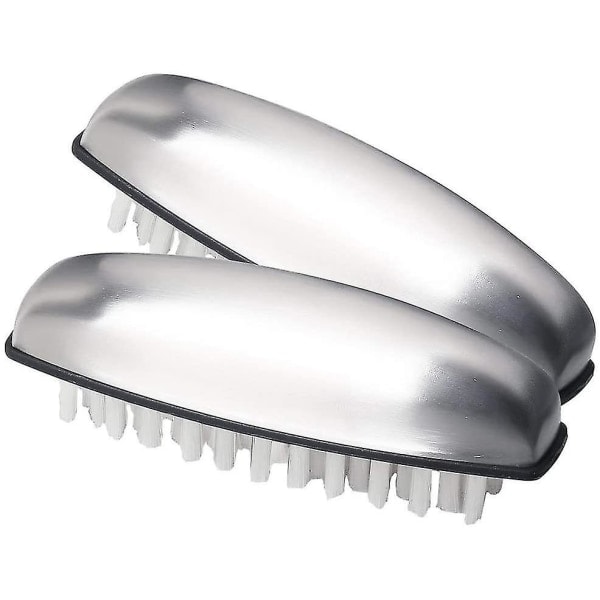 2-Pack Stainless Steel Nail Brush Nail cleaning brush for wire