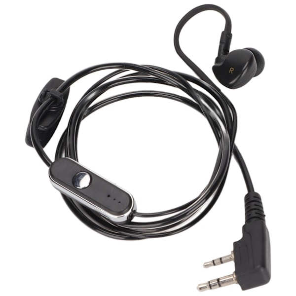 REMAKE K-Hovedet Walkie Talkie Headset Radio Høretelefon til Baofeng Uv5R 888S til Kenwood Walkie Talkies