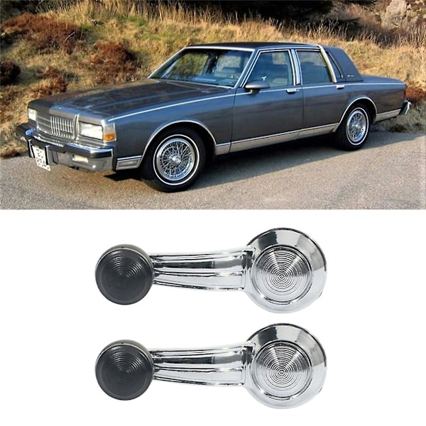 For Chevy Olds Buick Klassisk Bil Innvendig Dør Vindussveiv Håndtak 1 Par