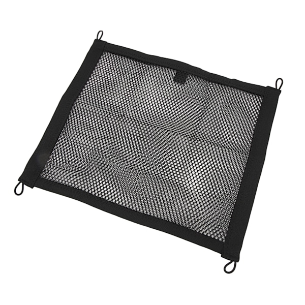 42x36cm Liten Lastenett Elastisk Strekkbar Lomme Oppbevaring Mesh Nett Universal Bil Varebil Nett 42x36cm