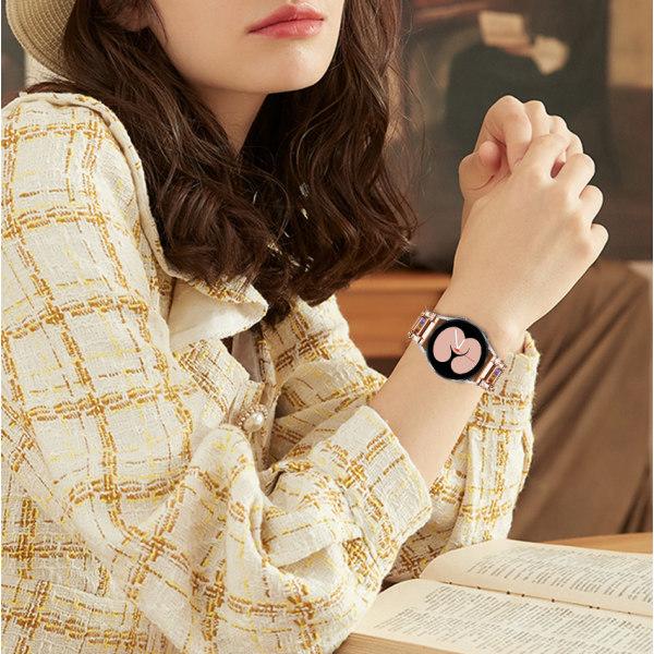 Ranneke Samsung Galaxy Watch 20 mm Rose Gold + monivärinen