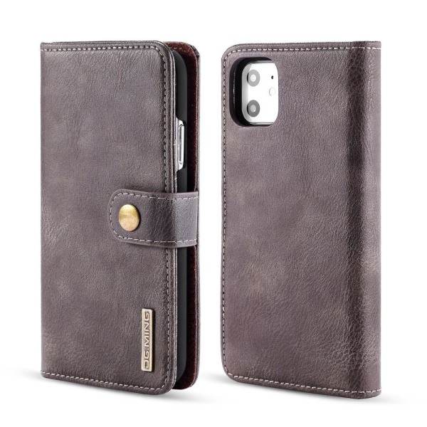 iPhone 11 - DG.MING - Wallet-etui/Magnetisk Cover - Grå Grå Grå