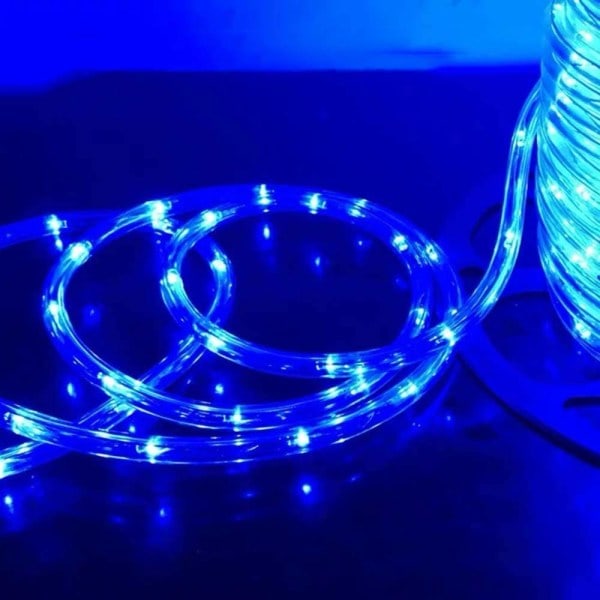 REMAKE Lospitch 20m LED Ljusrör Utomhus IP20 Ljusrör Blå 480 LED Rör Svart Styrenhet med Minnesfunktion för Dekoration Fest Firande