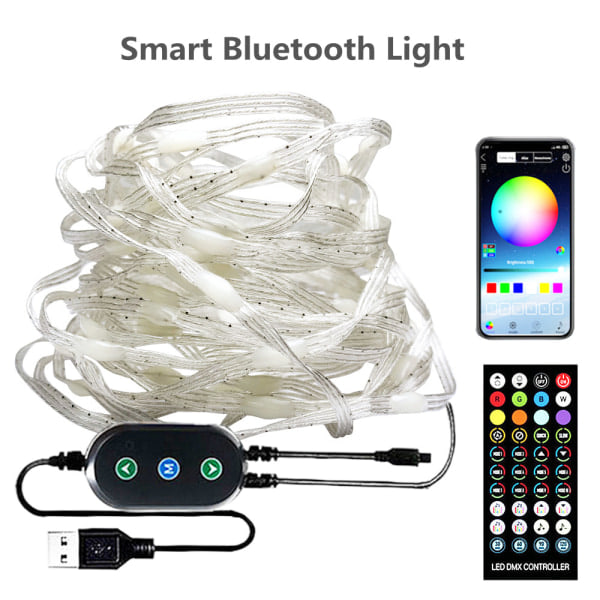 Julbelysning med 100+ ljuslägen, 10m 100 LED-lampor