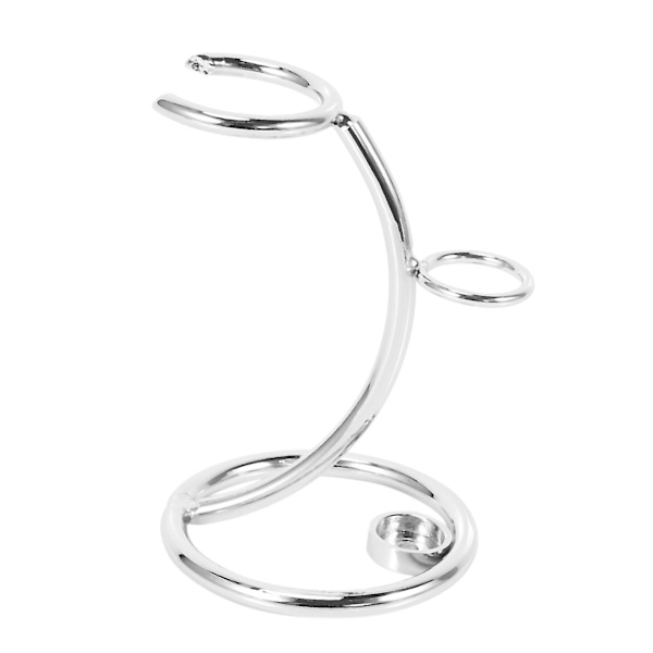 Universal Stativ for Barberskost - Enkel Metall Sikker og Stativsett for Menn Silver