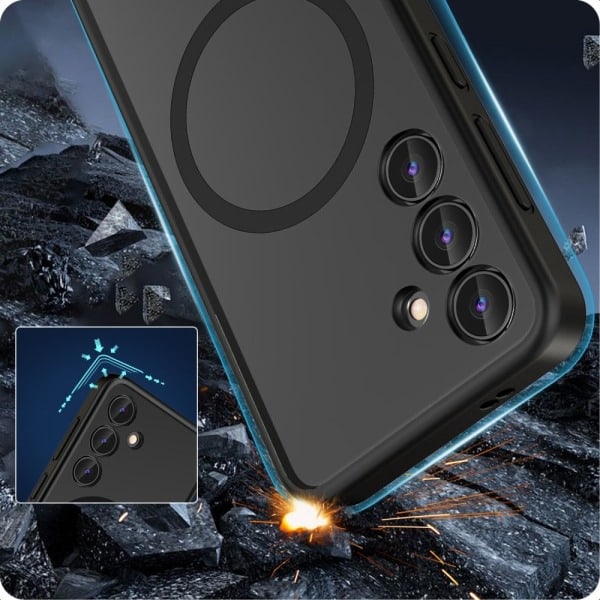 REMAKE Tech-Protect Galaxy S24 Cover MagSafe Magmat Mat Sort