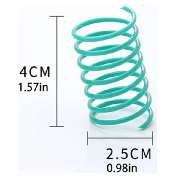 20 kpl kissan leluja, lelu spiraali höyhenet uutuus lemmikkieläinten lelu värikkäät spiraali höyhenet kevät spiraali kissalle
