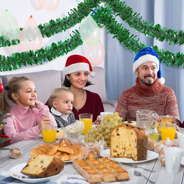 20 Pak Juletrådskrans, Drejet Trådskrans, Juletræspynt, Fødselsdag, Bryllup, Nytårsdekorationer, Festartikler