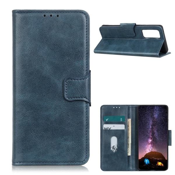 OnePlus 9 Pro - Nahkainen Lompakko Kotelo - Sininen Sininen Sininen