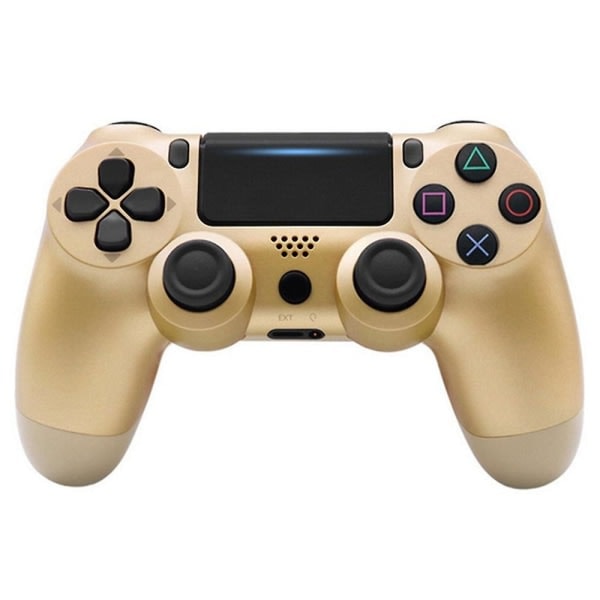 REMAKE Dualshock 4 trådløs controller kompatibel med Playstation 4 - Glacier White GOLD