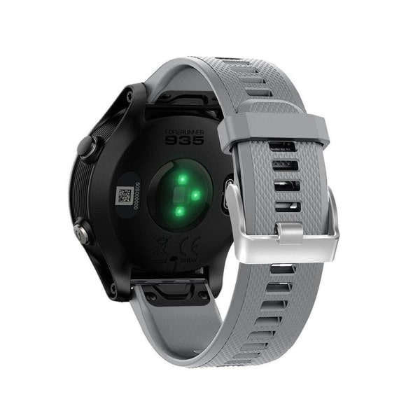 Garmin Forerunner 935 Urrem i Silikon - Grå Sølvgrå