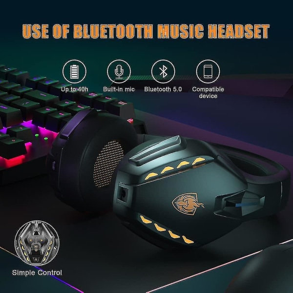 Langaton Bluetooth-pelikuulokemikrofoni irrotettavalla melua vaimentavalla mikrofonilla