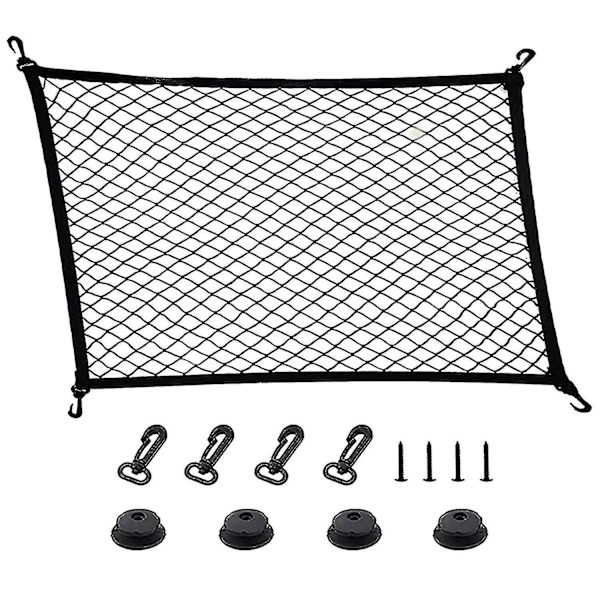 Bagasjenett 100x60cm, Nylon Festet Bagasjenett, Nett For Bil Bagasjenett, Nett