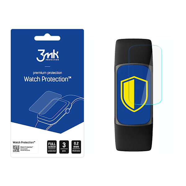 FitBit Charge 5 - 3mk Urbeskyttelse v. ARC+