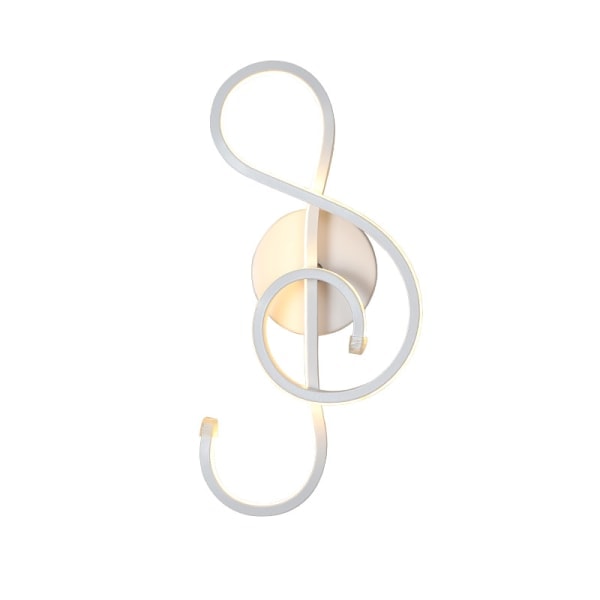 20W Minimalistisk Vegglampe Nattbordlampe Ac85-265v Innendørs Hvit Lys Sterk Varmt Lys