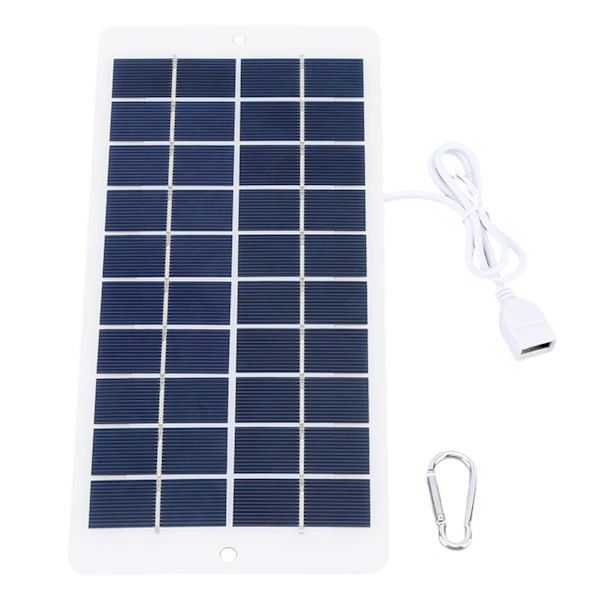 4,5W 5V USB Solpanel Monokristallin Silikon Utomhus Solpanel Laddare för Telefon