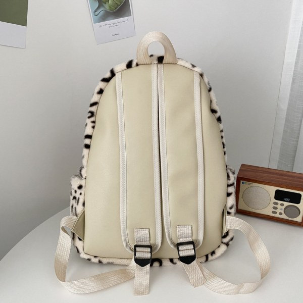 All-match leopard print taske trendy dame skole taske Harajuku high