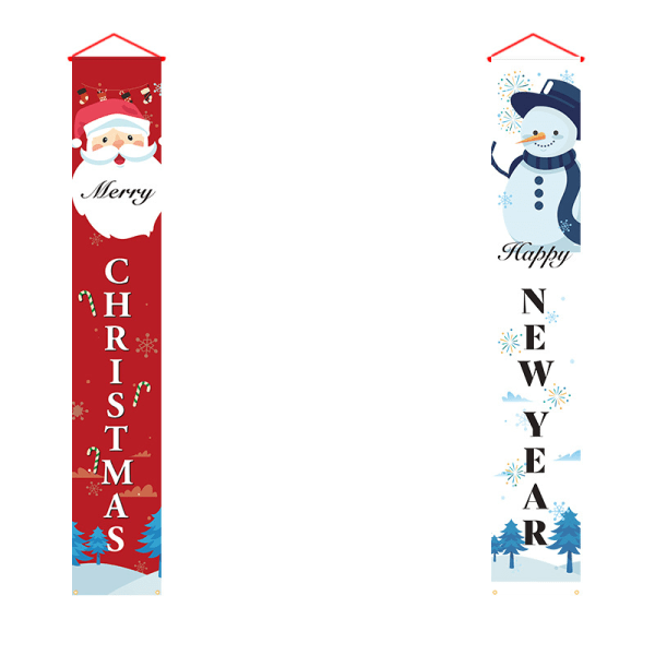 Joulukoristeoviverho /#/Merry Christmas/#/
