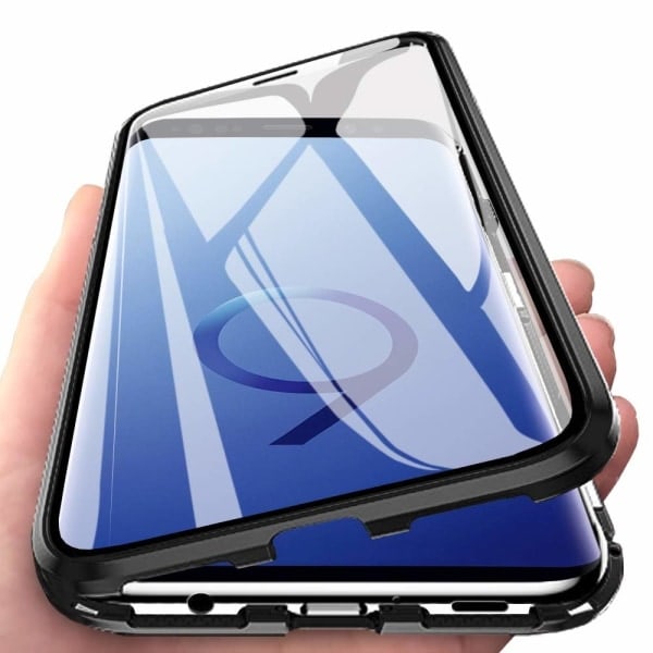Samsung Galaxy S9 Plus etui med skærmbeskytter Sort