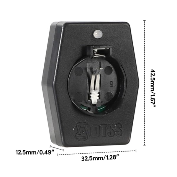 5 stk genopladelige knapbatterier med Type-C batterilader Opladeradapter til LIR2032, 2025 og 2016 batterier Oplader og LIR2032