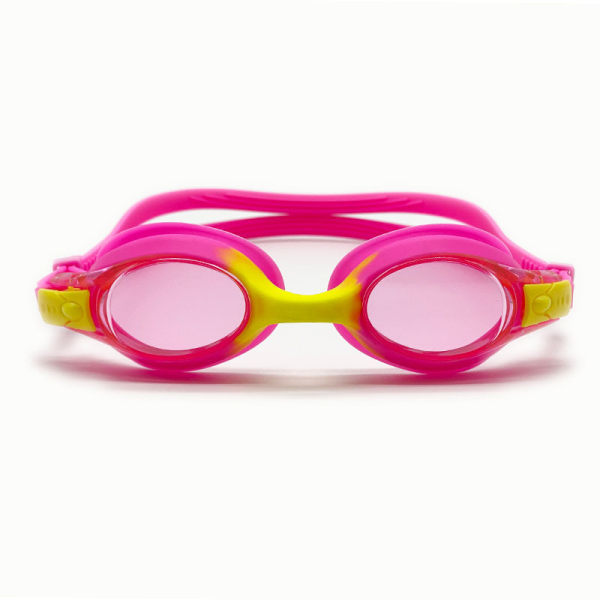 REMAKE Swimming Goggles for Children Swimming Goggles Children for Boys Girls with waterproof clear anti-fog lens Pink