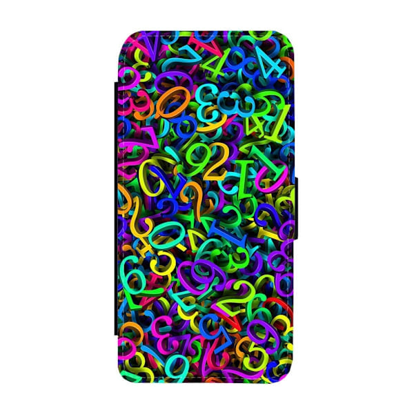 Samsung Galaxy A05s Plånboksfodral med matematiska siffror, flerfärgad