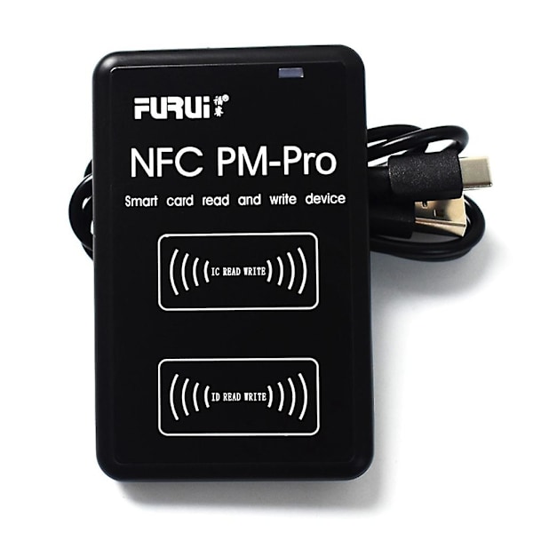 Uusi PM-Pro RFID IC/ID -kopiointilaite Duplikointi Fob NFC-lukija/kirjoitin Salattu ohjelmoija USB UID-kopiointi Ca