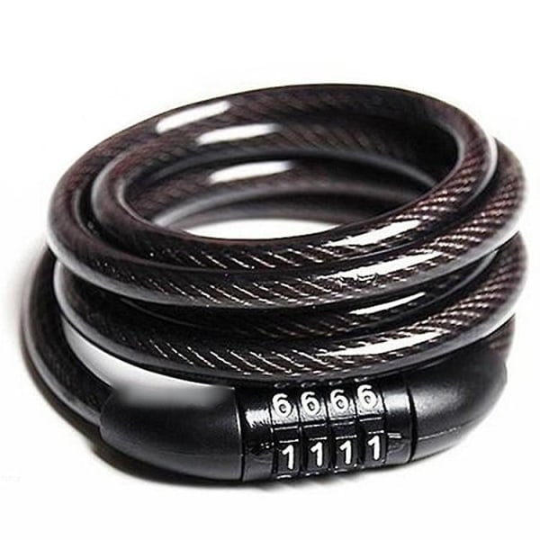 Sports cykel lås reb, cykel master kabel lås med 4-position kombination fire-position wire kombination lås bjerg
