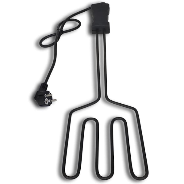 vidaXL Grillstarter Elektrisk 1500 W Rustfrit stål
