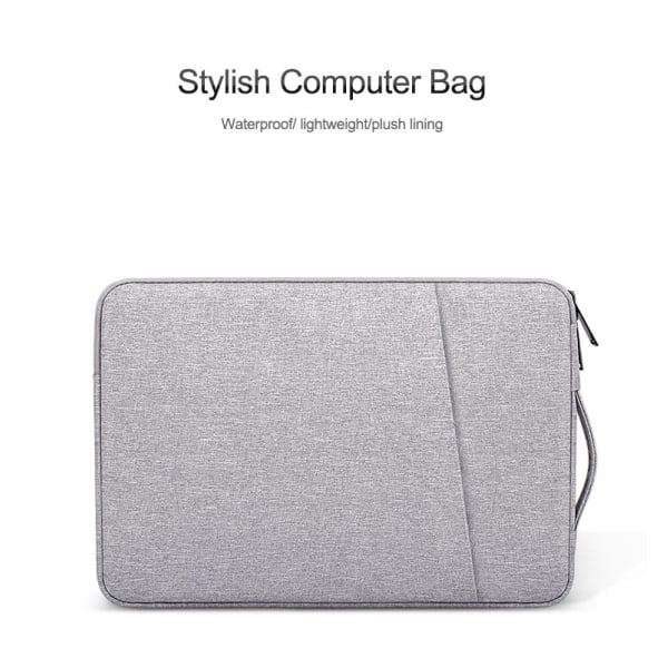 Laptopfodral 14.1 tum/15.4 tum canvas Grå