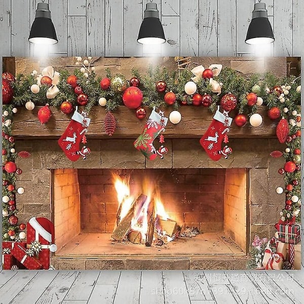 5x3ft Julebål Tema Baggrund Glædelig Jul Aften Fotostudie Baggrund