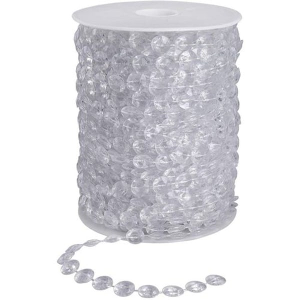 Krystal Perlekrans 30 Meter Krystal Diamantkrans Akryl Perleruller