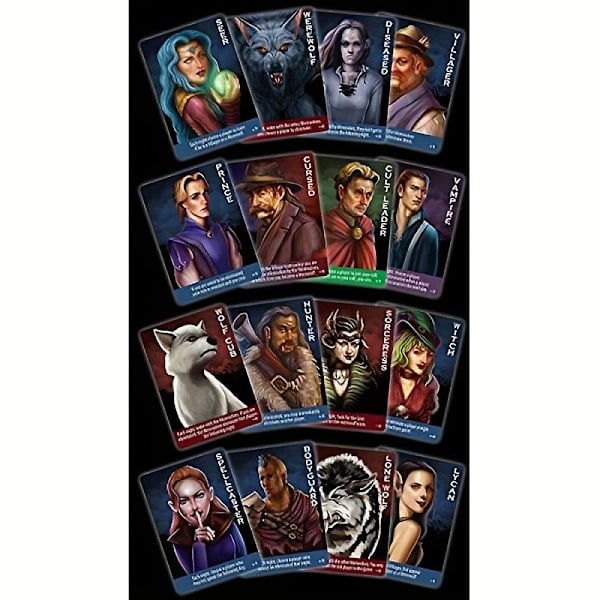 Nya Modeller Brädspel, Ultimate Werewolf Deluxe Edition, Engagerande Social Deduktion, Snabbt Spel, Dolda Roller & Bluffande Julafton Tack