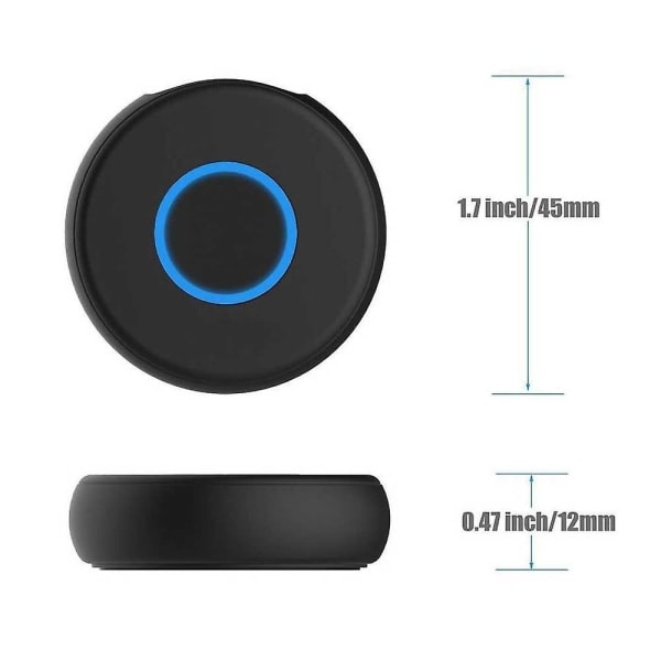 Bluetooth Aux Adapter til Bil Bluetooth 4.2 Modtager Trådløs Lyd Bluetooth Adapter Bærbar Håndfri Bilsæt til 3,5 mm Lydapparater TV Hjem/...