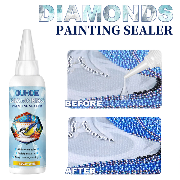 REMAKE Diamantmaling Lim Kunst Håndværk Malerier Puslespil Tætning 100ml 100ML