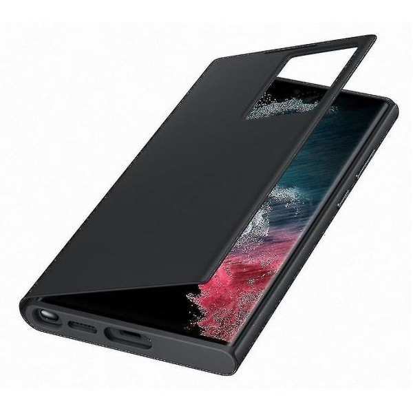Samsung Galaxy S22 Ultra Officiel Etui - Smart Clear View Cover - Sort