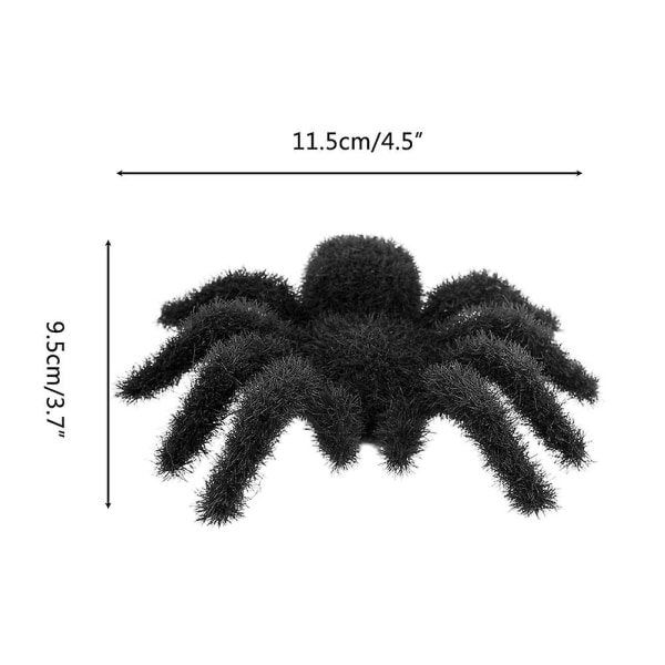 REMAKE 5 kpl Halloween Realistiset Karvaiset Hämähäkit Halloween Pelottavat Hämähäkit Sisä- ja Ulkokoristeet Juhlatarvikkeet Kummitustalo Rekvisiitta