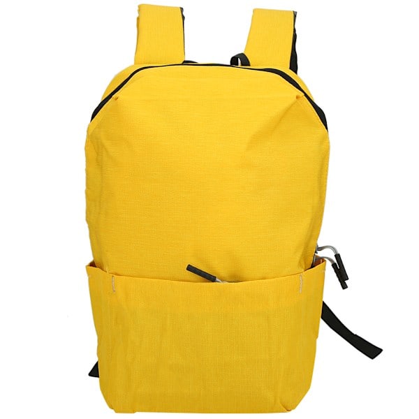 Unisex Backpack for Outdoor Sports Fitness Camping Travel Cycling Leisure Student School Yellow