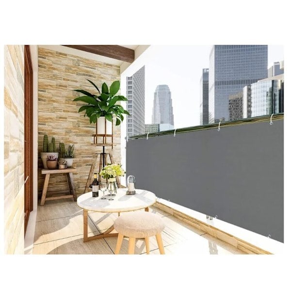 REMAKE BALCONY BESKYTTELSE GRÅ 1X5M PE