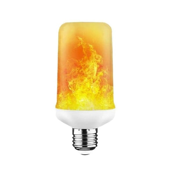 LED-lampa med flamsimulering Dynamisk flammeffekt Blinkande läge E27 Ljuslampa Simulering Levande ljus