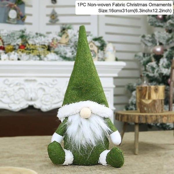 Ansiktslös Tomte 2023 God Jul Heminredning Julpynt Jul Navidad Natal Nyår 2024 (FMY) 11