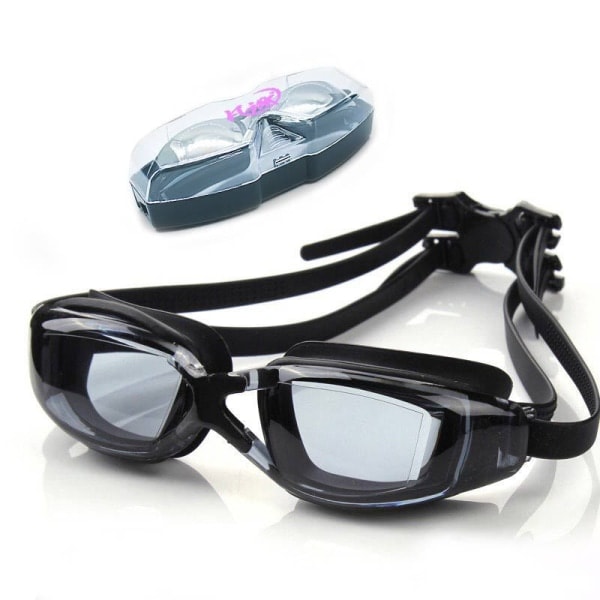 unisex swimming goggles black